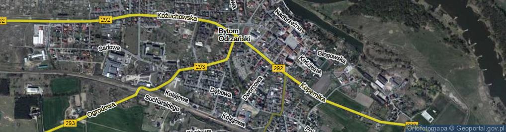 Zdjęcie satelitarne Cmentarna ul.